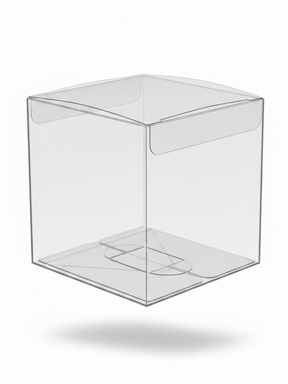 Gift Boxes 50 PVC Clear Party Favor Boxes 3x3x3 Size